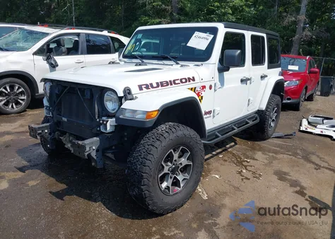 2019 Jeep Wrangler Unlimited Rubicon 4X4 from USA, damaged, VIN 1C4HJXFG7KW607770